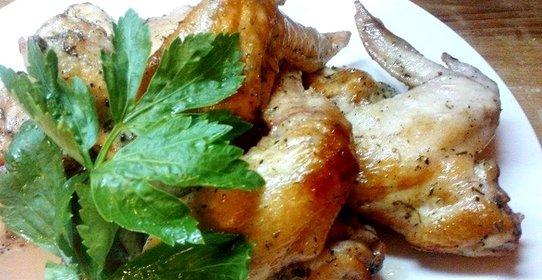 Крылышки в медово-уксусном маринаде