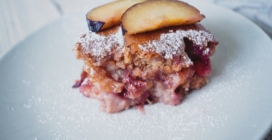 Пирог со сливами: пошаговый рецепт