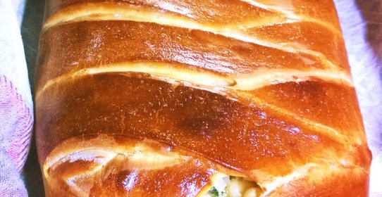 Закарытый капустный пирог