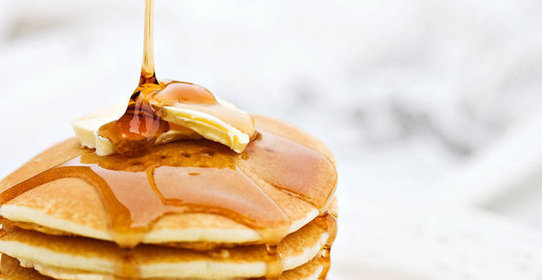 Панкейки с кленовым сиропом
