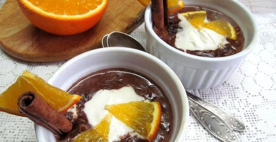 Овсянка с апельсином на завтрак