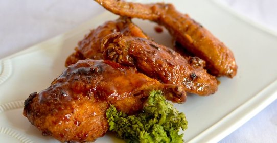 Крылышки в медовом соусе