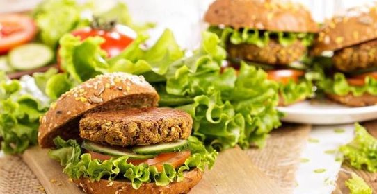 Вегетарианский бургер