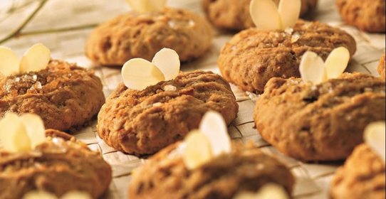 Печенье с курагой и йогуртом