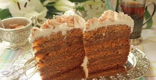 Медовик в мультиварке