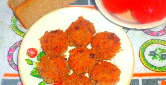 Котлеты с гречкой и сыром