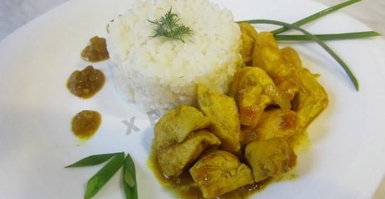 Курица в соусе карри