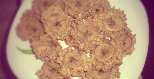 Овсяное печенье с бананами