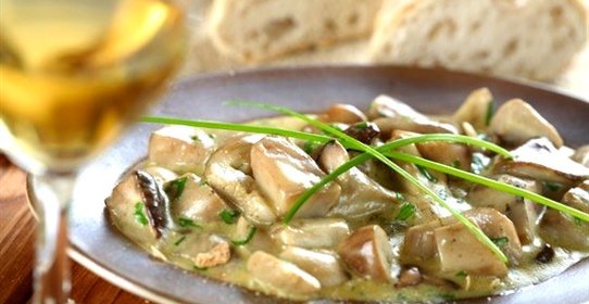 Тушеные подберезовики