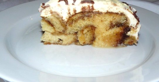 Сметанный торт с бананом