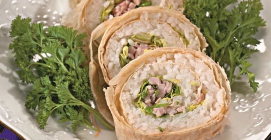 Рулет с рисом