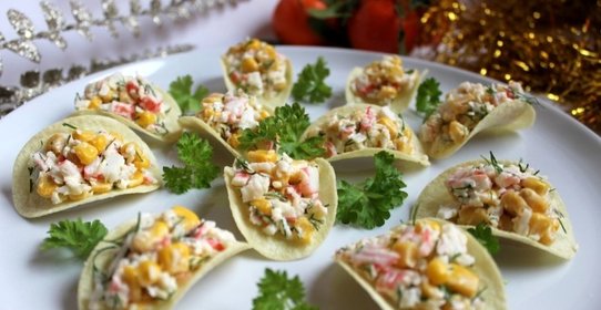 Салат в чипсах