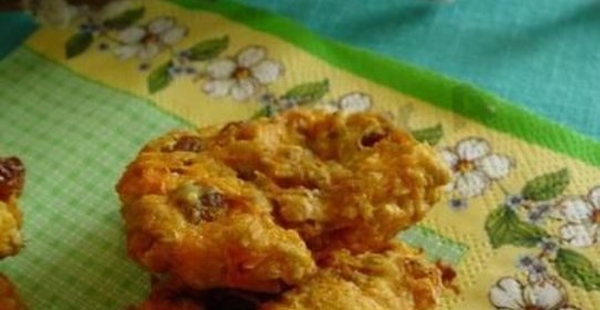 Постное морковное печенье