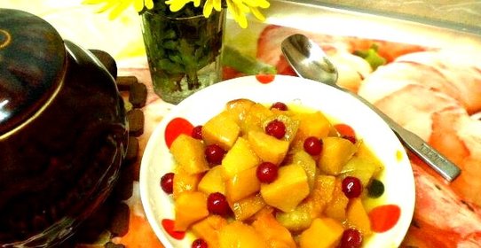 Тыква в горшочках