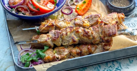 Классический шашлык из свинины