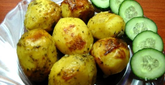 Картофель в рукаве