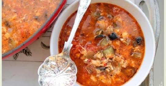 Рыбная солянка