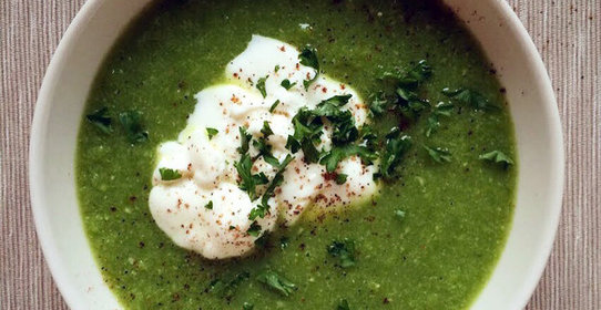 Крем-суп из стручковой фасоли