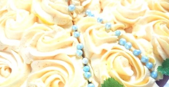 Kрем с желатином для торта