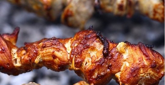 Шашлык из свинины в кефире