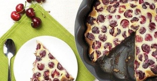 Десерт из черешни