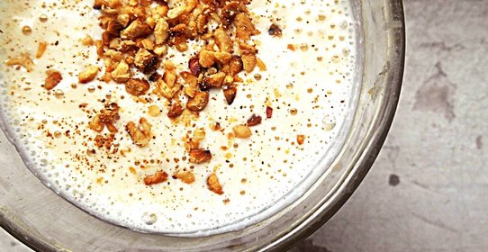 Протеиновый коктейль с арахисовым маслом