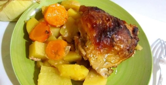 Маринованная курица в кефире в духовке