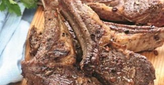 Баранья корейка на гриле