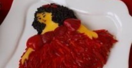 Салат Леди в красном