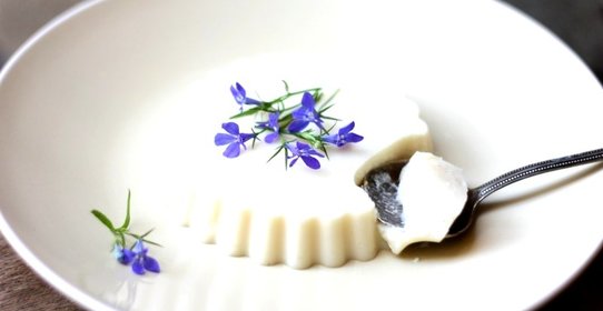 Бланманже творожно-банановое