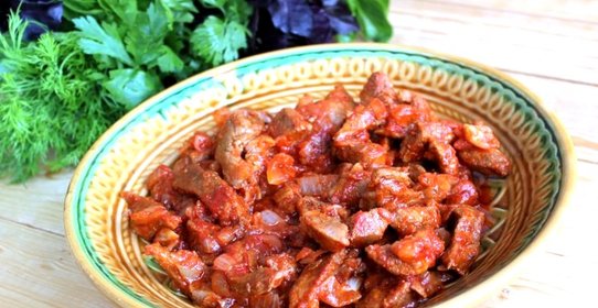 Поджарка с мясом