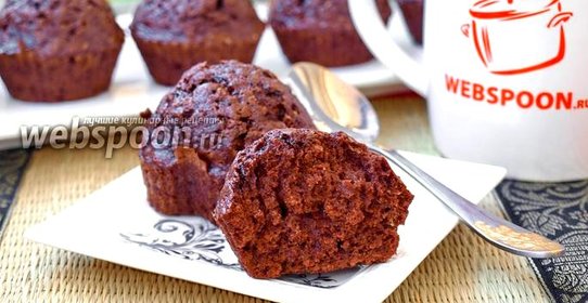 Шоколадно-банановые маффины