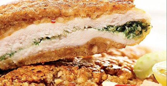 Куриное филе в корочке из арахиса