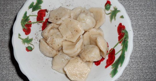 Пельмени с картошкой по-кубански