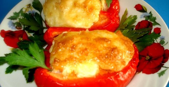 Фаршированные перцы в духовке