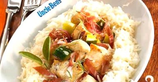 Куриное фрикасе с шалфеем