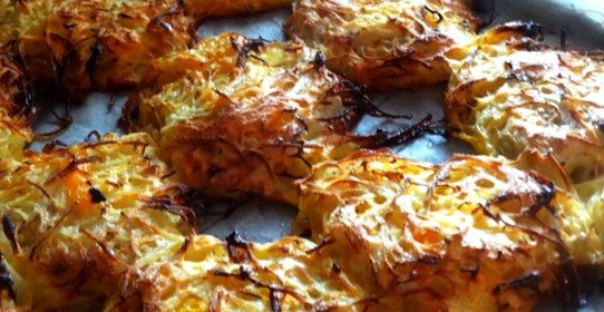 Драники из картофеля и тыквы в духовке