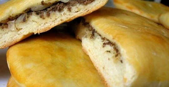 Хачапури с мясом в духовке
