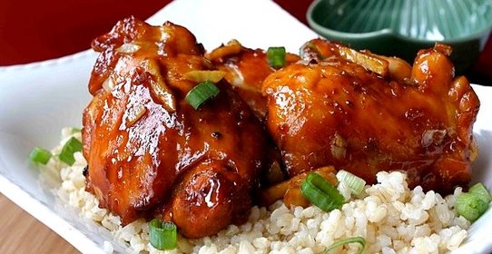Курица в карамельном соусе