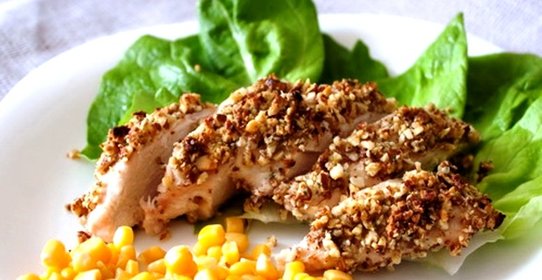 Курица в миндальной корочке