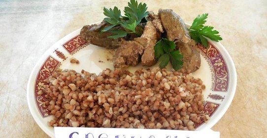 Куриная печень в сметане