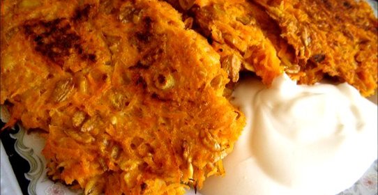 Морковные котлеты с мюсли