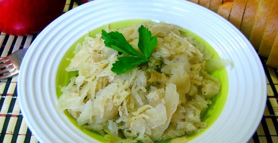 Капуста тушеная в молоке