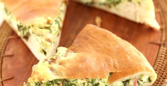 Пирог осетинский с ботвой