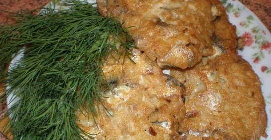 Биточки из тюльки по-одесски