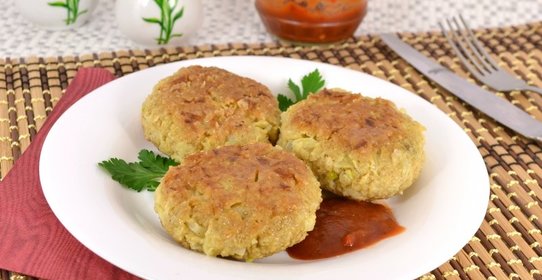 Овсяные котлеты с мясным вкусом