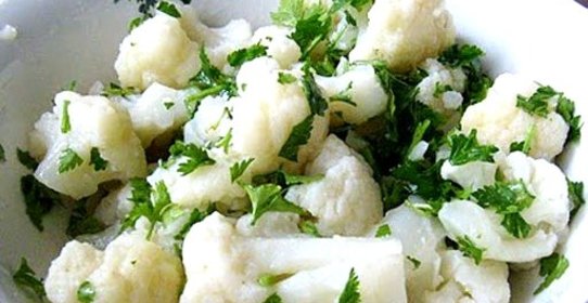 Цветная капуста отварная