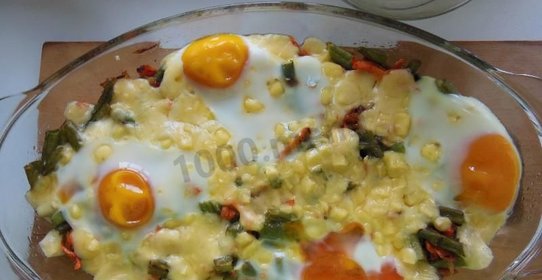 Запеченая стручковая фасоль