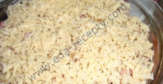 Запеченный картофель с ветчиной и сыром