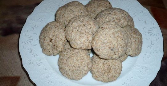 Постное печенье с отрубями